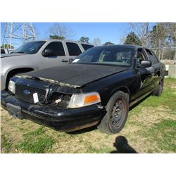 2008 FORD CROWN VICTORIA, VIN/SN:2FAFP71V58X167871 - V8 GAS ENGINE, A/T (STATE OWNED)