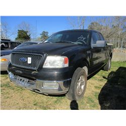 2004 FORD F150 PICKUP, VIN/SN:1FTPX14544NC30784 - 4X4, EXT CAB, V8 GAS ENGINE, A/T, BED COVER (STATE