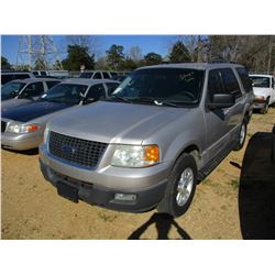 2006 FORD EXPEDITION VIN/SN:1FMPU15586LA67204 - V8 GAS ENGINE, A/T, ODOMETER READING 185,166 MILES (