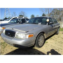 2010 FORD CROWN VICTORIA VIN/SN:2FABP7BV4AX106627 - V8 GAS ENGINE, A/T, (STATE OWNED)
