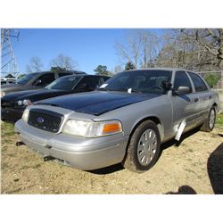 2009 FORD CROWN VICTORIA VIN/SN:2FAHP71V39X100664 - V8 GAS ENGINE, A/T (STATE OWNED)
