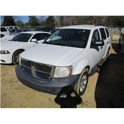 2007 DODGE DURANGO VIN/SN:1D8HD38P97F569528 - V8 GAS ENGINE, A/T (STATE OWNED)
