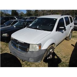 2007 DODGE DURANGO VIN/SN:1D8HB38P67F554068 - V8 GAS ENGINE, A/T (STATE OWNED)