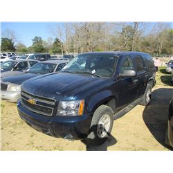 2007 CHEVROLET TAHOE VIN/SN:1GNFK03027R369827 - V8 GAS ENGINE, A/T (STATE OWNED)