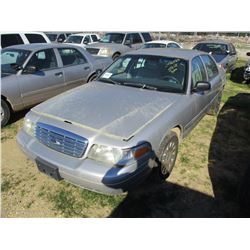 2007 FORD CROWN VICTORIA VIN/SN:2FAFP73V27X133057 - V8 GAS ENGINE, A/T (STATE OWNED)