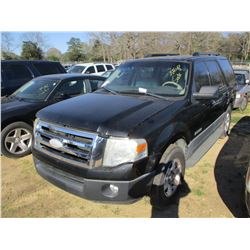 2007 FORD EXPEDITION VIN/SN:1FMFU15517LA83970 - V8 GAS ENGINE, A/T (STATE OWNED)