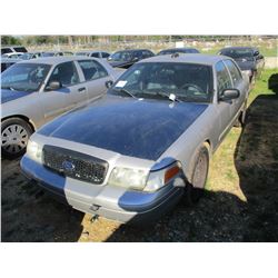 2010 FORD CROWN VICTORIA VIN/SN:2FABP7BV0AX106608 - V8 GAS ENGINE, A/T (STATE OWNED)