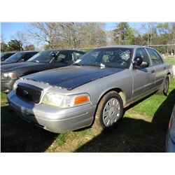 2006 FORD CROWN VICTORIA, VIN/SN:2FAHP71W76X147264 - V8 GAS ENGINE, A/T (STATE OWNED)