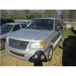2003 FORD EXPEDITION VIN/SN:1FMPU15L13LC26784 - V8 GAS ENGINE, A/T, ODOMETER READING 214,987 MILES (