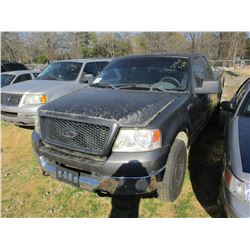 2005 FORD F150 PICK UP, VIN/SN:1FTPX14525NB70554 - EXT CAB, 4X4, GAS ENGINE, A/T (STATE OWNED)