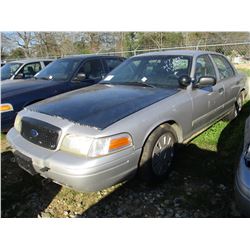 2009 FORD CROWN VICTORIA, VIN/SN:2FAHP71V49X143359 - V8 GAS ENGINE, A/T (STATE OWNED)
