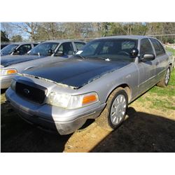 2006 FORD CROWN VICTORIA, VIN/SN:2FAHP71W06X147297 - V8 GAS ENGINE, A/T (STATE OWNED)