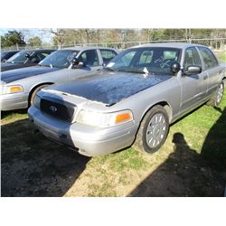 2006 FORD CROWN VICTORIA, VIN/SN:2FAHP71W76X147295 - V8 GAS ENGINE, A/T (STATE OWNED)