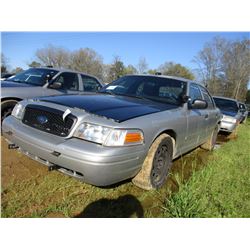 2007 FORD CROWN VICTORIA, VIN/SN:2FAHP71W77X144981 - V8 GAS ENGINE, A/T, ODOMETER READING 234,002 MI