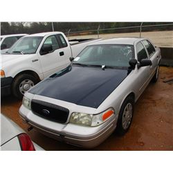 2007 FORD CROWN VICTORIA VIN/SN:2FAHP71W27X145035 - V8 GAS ENGINE, A/T (DOES NOT OPERATE) (STATE OWN