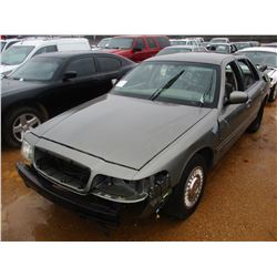 2001 FORD CROWN VICTORIA VIN/SN:2FAFP71W51X183583 - V8, A/T (DOES NOT OPERATE) (STATE OWNED)