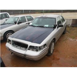 2006 FORD POLICE INTERCEPTOR, VIN/SN:2FAHP71W56X147232 - V8, A/T (DOES NOT OPERATE) (STATE OWNED)