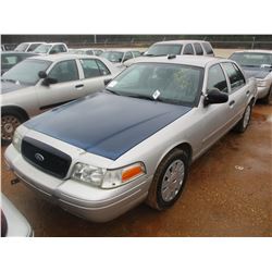 2007 FORD POLICE INTERCEPTOR, VIN/SN:2FAHP71W57X144977 - V8 ENGINE, A/T (DOES NOT OPERATE) (STATE OW