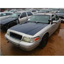 2006 FORD CROWN VICTORIA VIN/SN:2FAHP71W96X147248 - V8 GAS ENGINE, A/T (DOES NOT OPERATE) (STATE OWN