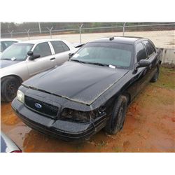2008 FORD POLICE INTERCEPTOR, VIN/SN:2FAHP71V28X161048 - V8 ENGINE, A/T (DOES NOT RUN) (STATE OWNED)