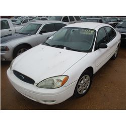 2005 FORD TAURUS SE VIN/SN:1FAFP53U75A260856 - V6 GAS ENGINE, A/T (DOES NOT OPERATE) (STATE OWNED)