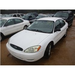 2005 FORD TAURUS VIN/SN:1FAFP53UX5A260852 - V6 GAS ENGINE, A/T (DOES NOT OPERATE) (STATE OWNED)