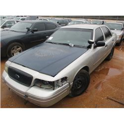 2006 FORD CHARGER VIN/SN:2FAHP71W66X147255 - V8 GAS ENGINE, A/T (DOES NOT OPERATE) (STATE OWNED)