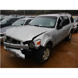 2009 FORD EXPLORER VIN/SN:1FMEU63E69UA38824 - V8 GAS ENGINE, A/T (DOES NOT OPERATE) (STATE OWNED)