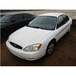 2005 FORD TAURUS SE VIN/SN:1FAFP53U05A309296 - V6 ENGINE, A/T (DOES NOT RUN) ( STATE OWNED)