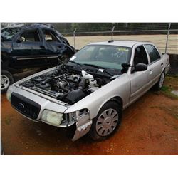 2010 FORD POLICE INTERCEPTOR, VIN/SN:2FABP7BV9AX106624 - V8 ENGINE, A/T (DOES NOT RUN) (STATE OWNED)
