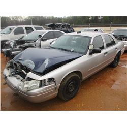 2008 FORD POLICE INTERCEPTOR, VIN/SN:2FAHP71V18X159615 - V8 ENGINE, A/T (DOES NOT RUN) (STATE OWNED)
