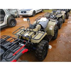 YAMAHA BIG BEAR 350 4 WHEELER, VIN/SN:JY44WUW09WA051416 4X4 (DOES NOT OPERATE) (STATE OWNED)