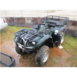 YAMAHA GRIZZLY 4 WHEELER, VIN/SN:JY4AM03Y850060557 - 4X4, WINCH, REAR BASKET (DOES NOT RUN ) (STATE 