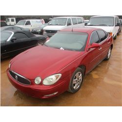 2005 BUICK LACROSSE, VIN/SN:2G4WC532851356540 - GAS ENGINE, A/T