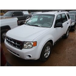 2009 FORD ESCAPE, VIN/SN:1FMCU02759KA74913 - GAS ENG, A/T, ODOMETER READING 96,761 MILES
