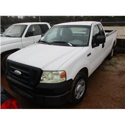 2008 FORD F150 VIN/SN:1FTRF12W18KC52689 - EXTENDED CAB, V6 GAS ENGINE, A/T, ODOMETER READING 250,510