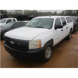 2007 CHEVROLET SILVERADO PICK UP, VIN/SN:2GCEK13C271581317 - 4X4, CREW CAB, GAS ENGINE, A/T, CAMPER 