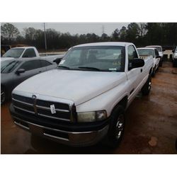 2001 DODGE RAM 2500 PICKUP, VIN/SN:3B7KC26651M268287 - CUMMINS DIESEL ENGINE, A/T, ODOMETER READING 