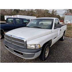 1999 DODGE 1500 PICK UP, VIN/SN:1B7HC16Y3X5213990 - V8 GAS ENGINE, A/T (SELLING ABSENTEE) (LOCATED I