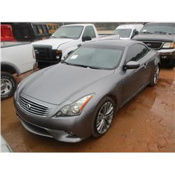 219 INFINITI G375, VIN/SN:JNLCV6FE28M953862 - GAS ENG, A/T, ODOMETER READING 137,382 MILES