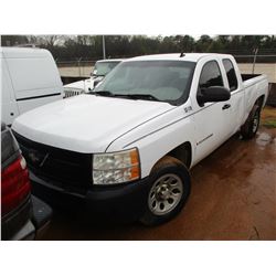 2008 CHEVROLET SILVERADO PICKUP, VIN/SN:2GCEC19C581199451 - EXTENDED CAB, V8 GAS ENGINE, A/T