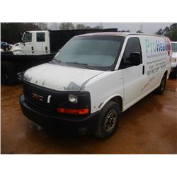 2004 GMC SAVANNA VAN, VIN/SN:1GTFG15X241133991 - V8 GAS ENGINE, A/T, ODOMETER READING 282,950 MILES