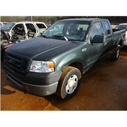 2006 FORD F150 PICK UP, VIN/SN:1FTPX14V76NB01876 - 4X4, EXTENDED CAB, V8 GAS ENGINE, A/T, ODOMETER R