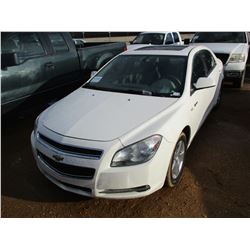 2008 CHEVROLET MALIBU VIN/SN:1G1ZF57598F265540 - HYBRID, GAS ENGINE, A/T, ODOMETER READING 181,196 M