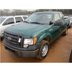 2010 FORD F150 PICK UP, VIN/SN:1FTFX1EV1AKB16121 - 4X4, EXTENDED CAB, V8 GAS ENGINE, A/T, ODOMETER R