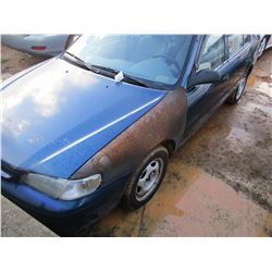 1999 TOYOTA COROLLA VIN/SN:1NXBR12E5XZ250202 -GAS ENGINE, A/T