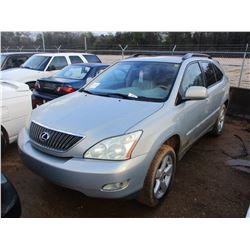 2004 LEXUS RX330 VIN/SN:2T2GA31U04C014454 - V6 GAS ENGINE, A/T, ODOMETER READING 191,636 MILES