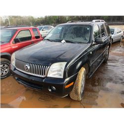 2004 MERCURY MOUNTAINEER VIN/SN:4MZDU86K742J53693 -V6, GAS ENGINE, A/T