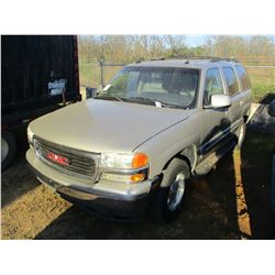 2005 GMC YUKON VIN/SN:1GKEC13V15R238795 - GAS ENGINE, A/T, ODOMETER READING 147,321 MILES