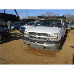 2005 CHEVROLET PICK UP, VIN/SN:1GCEC19VX5E204090 - EXTENDED CAB, V8 GAS ENGINE, A/T, LADDER RACK